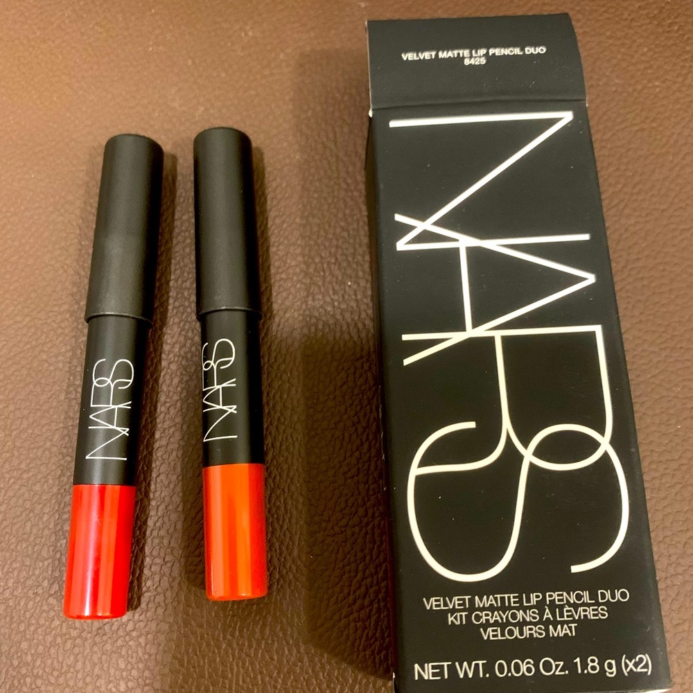 NARS velvet Matt lip pencil duo 0.06 Oz. 1.8 g x2